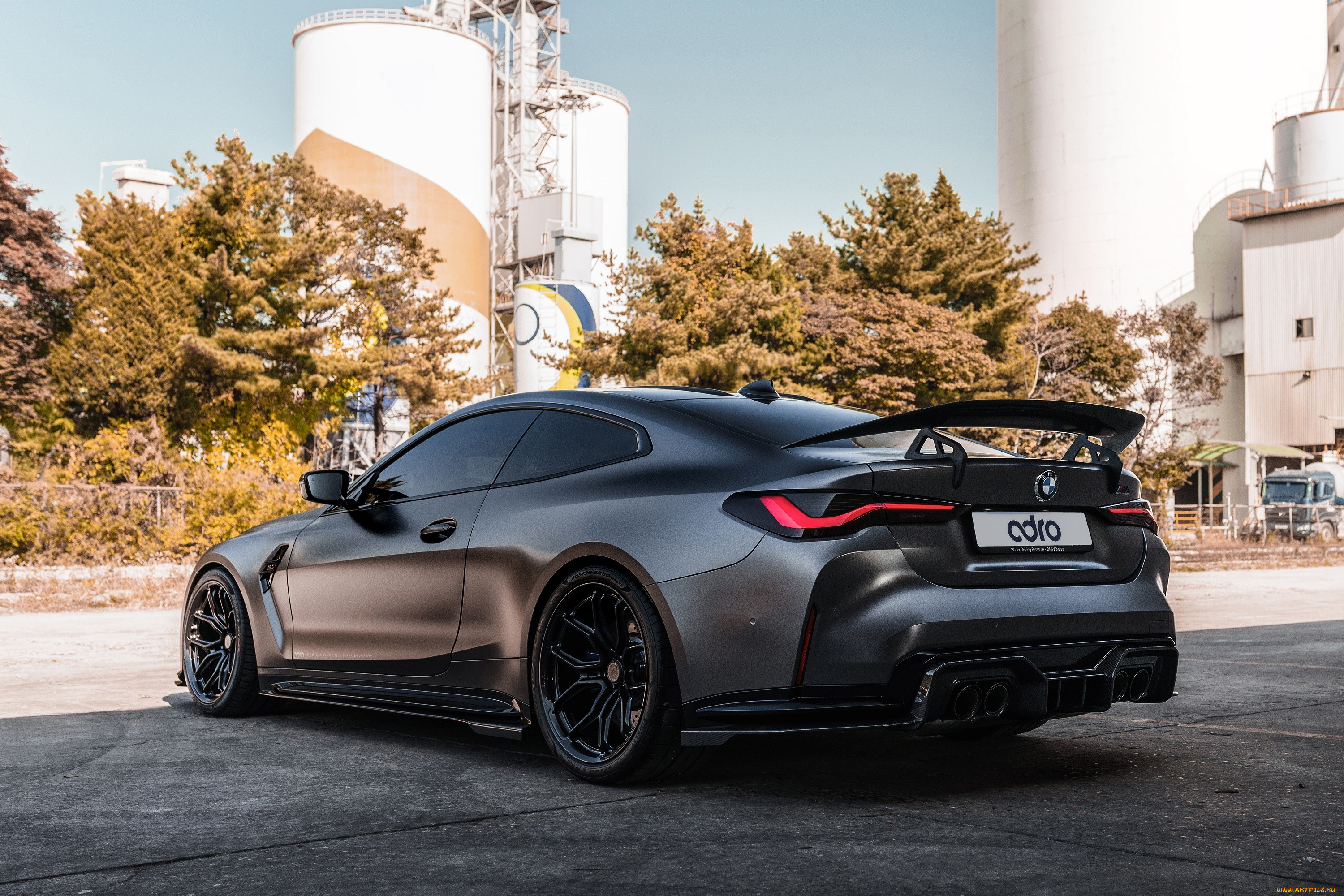 , bmw, city, m4, rear, coupe, g82, adro